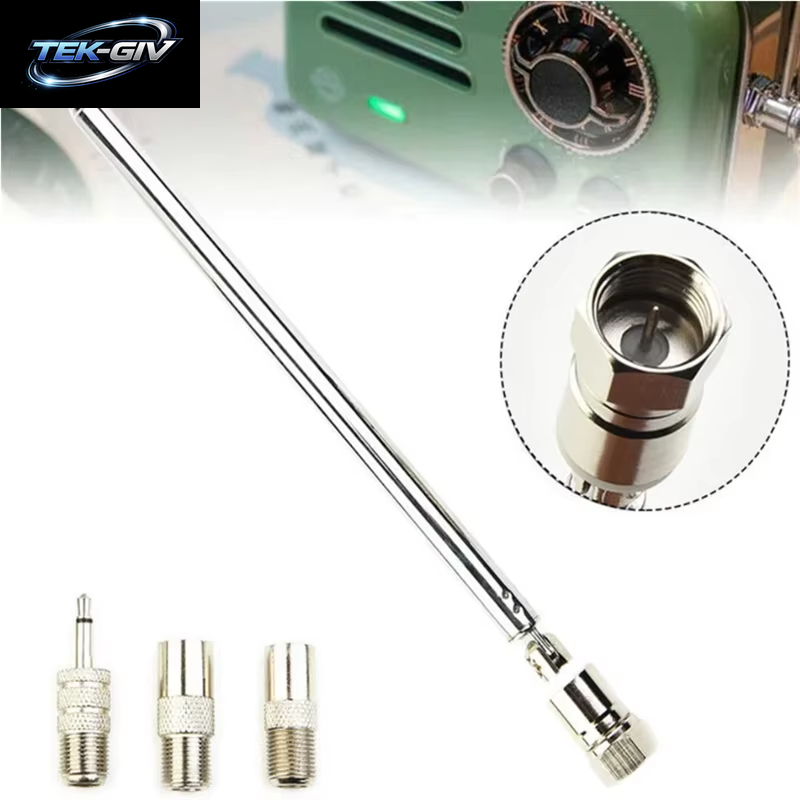 Teleskop DAB FM Radio Antenne Adapter Hifi AV Empfänger Mini System Antenne Antenne Länge F-Männlich Stecker Radio Zubehör