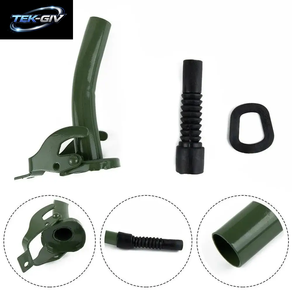 Für 5L Kanister Metall Gummi Kanne Gerry Dose Ausgießer Flexible Düse Benzin Kraftstoff Dichtung Ring Benzin Kanne Kanne
