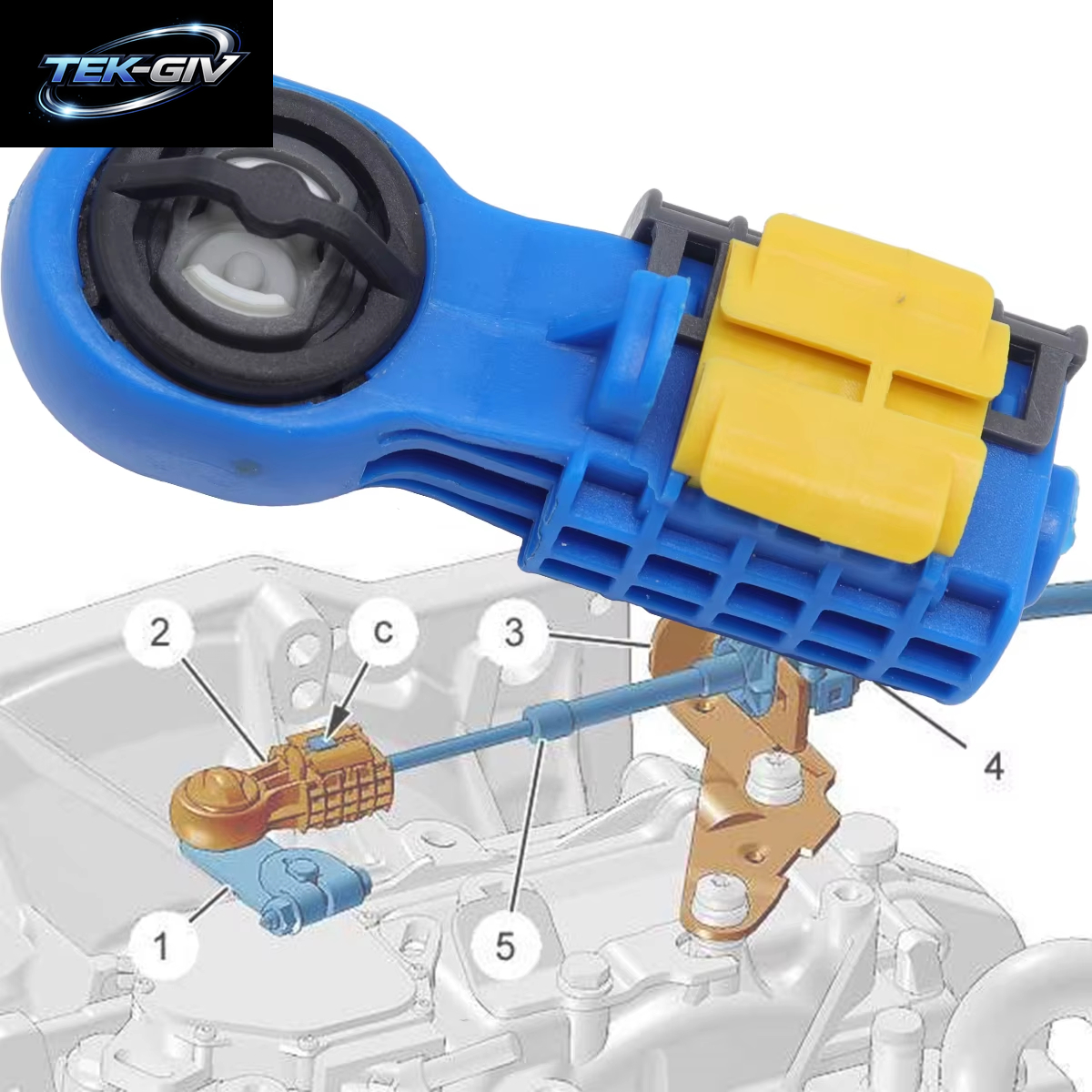 Getriebe Schalthebel Kabel Endgestänge Stecker Adapter Wahlschnalle Für Peugeot 407 206 207 307 308 408 Ersatzteile