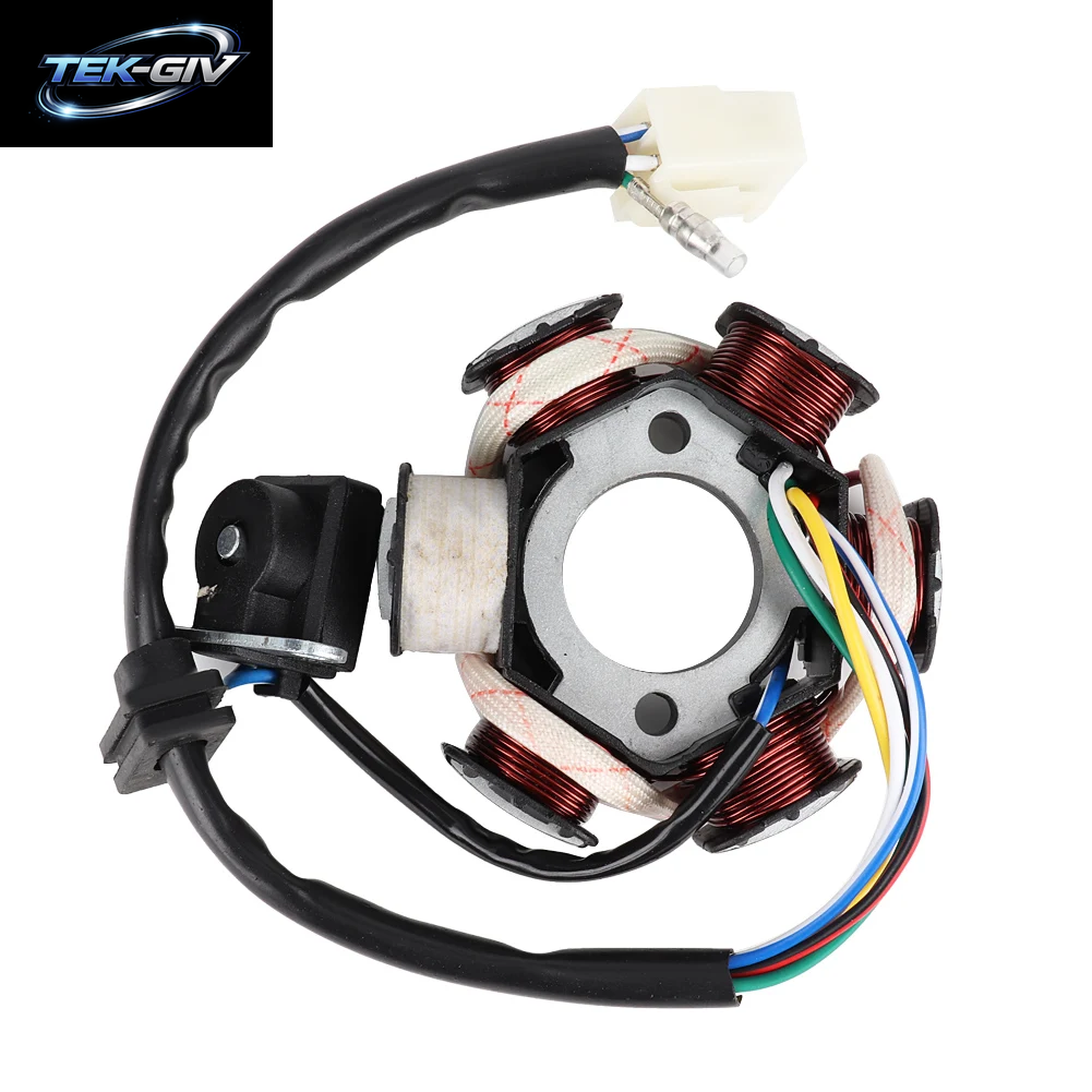 6-Spule 5-Draht-Magneto-Statorspule Passend Für 50 Cc, 70 Cc, 90 Cc, 110 Cc, 125 Cc ATV Go Kart Generator Magneto-Statorspule Statorspule