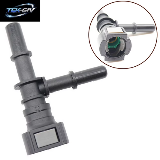 9,49 Auto Kraftstoff Linie Bundy T Schlauch Koppler Schnell Stecker Stecker Quick Release T Schlauch Fitting Nylon Auto Zubehör