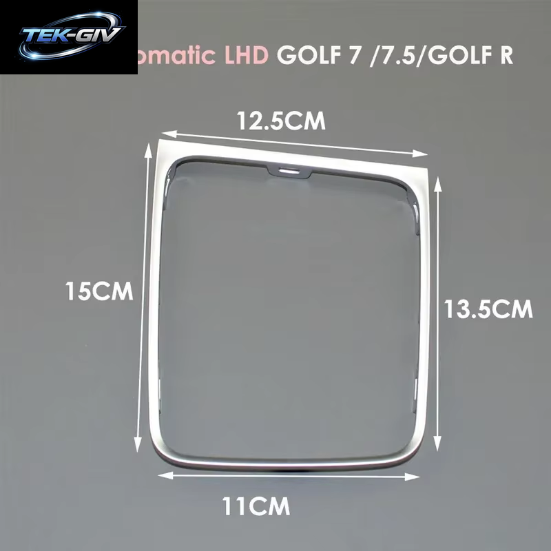 Für DSG Getriebe Rahmen Halterung Kreis Schaltknauf Basis Trim Kreis Automatische Schaltknauf Für Golf 7, 7,5 Links Fahrer Hand