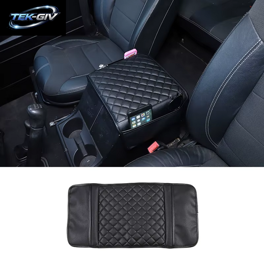 Für Land Rover Defender 90 110 2004-2019 Leder Auto Sitz Armlehne Center Konsole Box Abdeckung Auto Zubehör