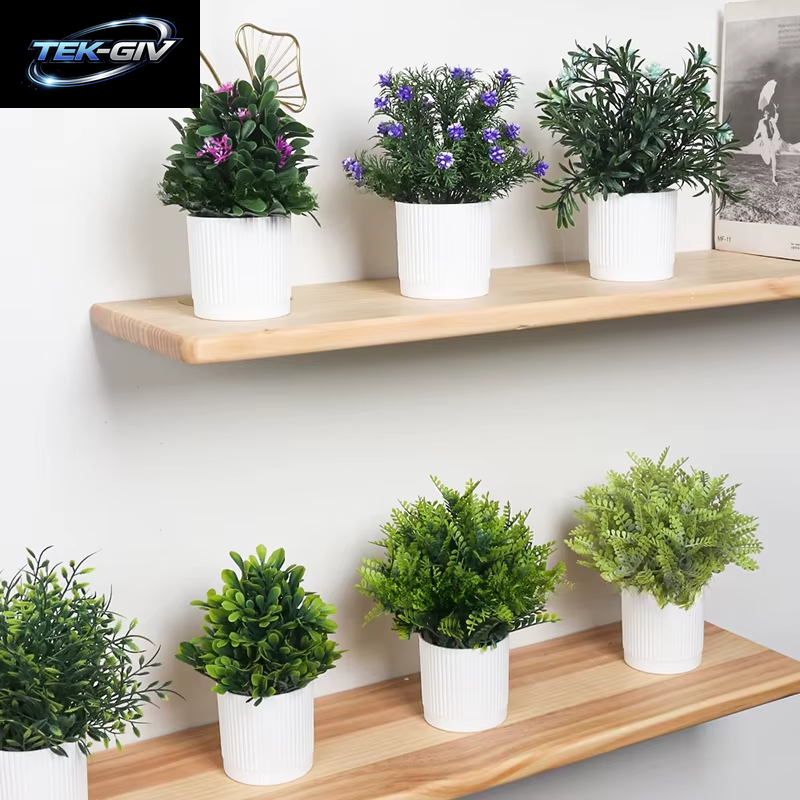 Künstliche Topfblumen, Pflanzen, Bonsai, Gefälschte Pflanze, Blumentopfornamente Für Den Garten, Kleiner Künstlicher Baum, Heimdekorationszubehör
