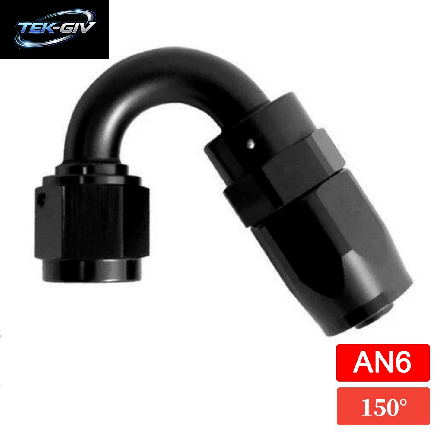1 Stück Schwarz AN4 AN6 AN8 Gerade 45 60 90 120 150 180 Grad Öl Kraftstoff Schwenk Schlauch Ende Fitting Öl Schlauch Ende Adapter Kit