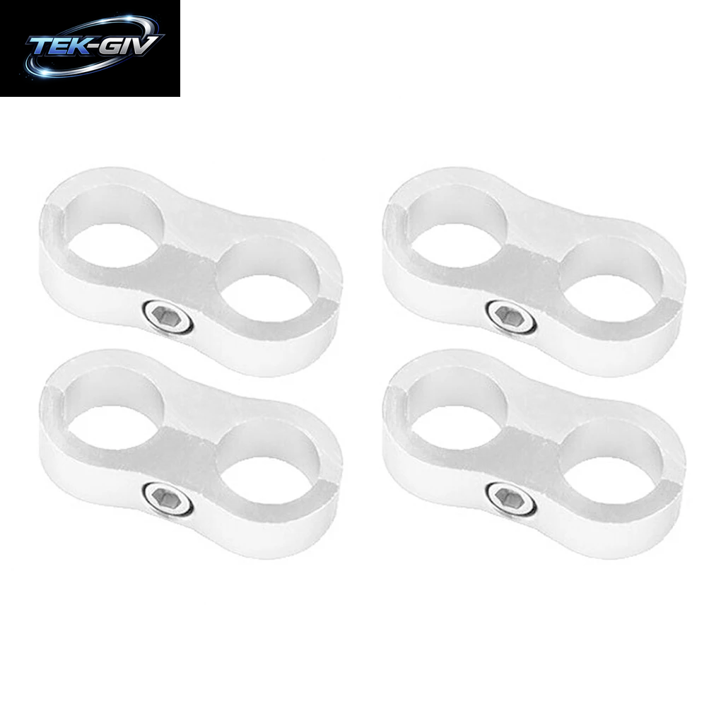 4 Teile/Los 6An Schlauch Separator Klemme Halterung Adapter Für 3/8 "Öl Kraftstoffs Ch Lauch Leitung