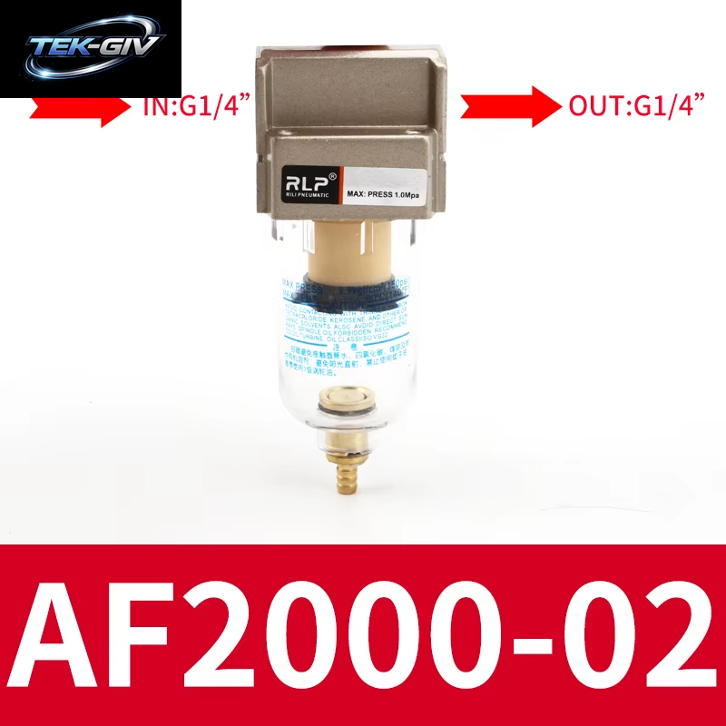 AF2000-02 AF3000-02 AF3000-03 AF4000-04 AF4000-06 AF5000-06 AF5000-10 Druckregler Luftfilter Öl- Und Wasserabscheider