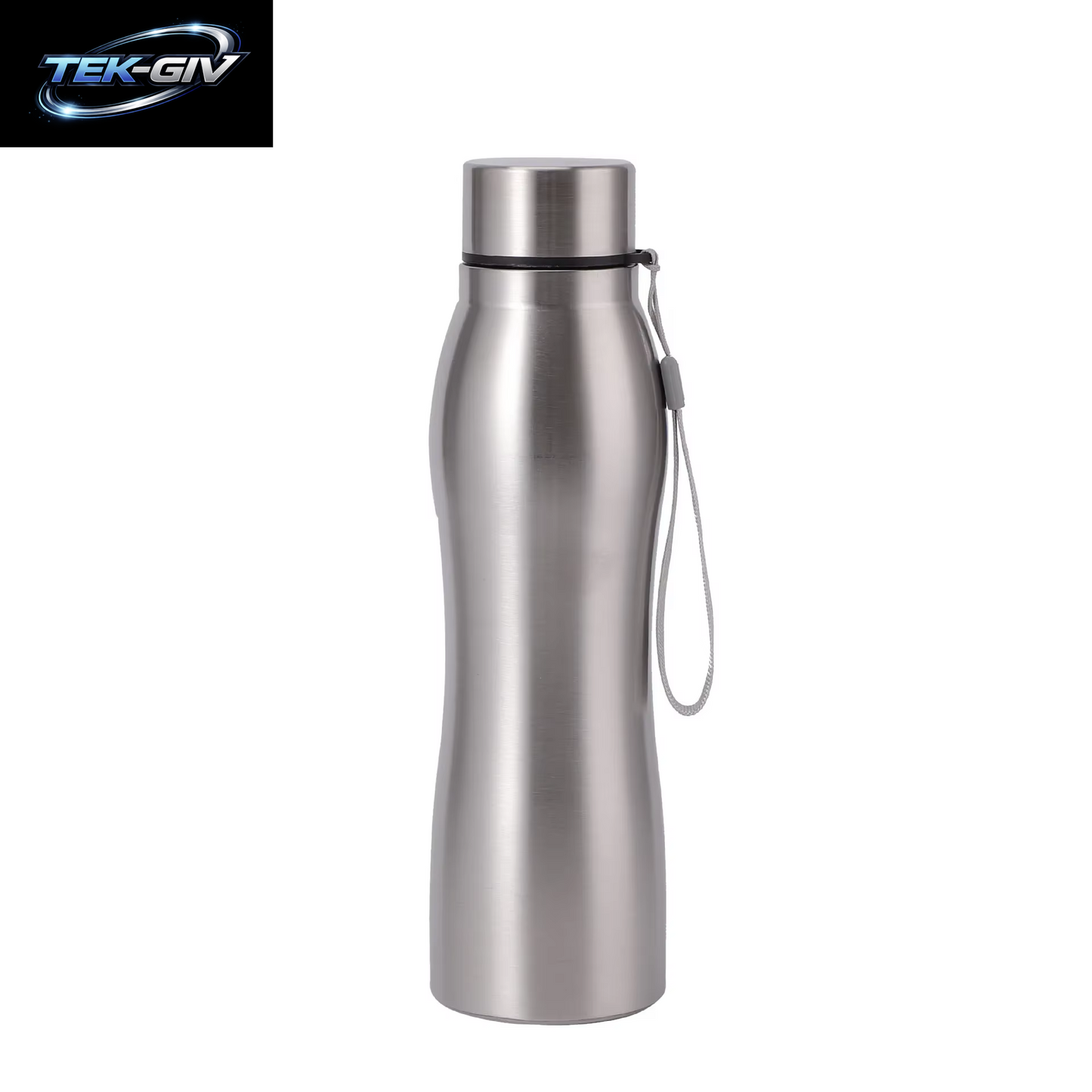 Hochwertige 1000 Ml Edelstahl-Sportwasserflasche, Einlagiger, Robuster Wasserbecher, Metallflasche, Trinkgeschirr, Camping, Sport, Fitnessstudio