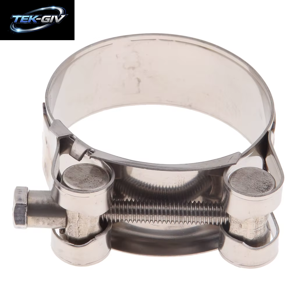 Motorrad-Auspuffrohrschellen, Clip, Passend Für Größe 32–35/36–39/40–43/44–47/48–51/52–55 Mm, Edelstahl-Auspuffklemme