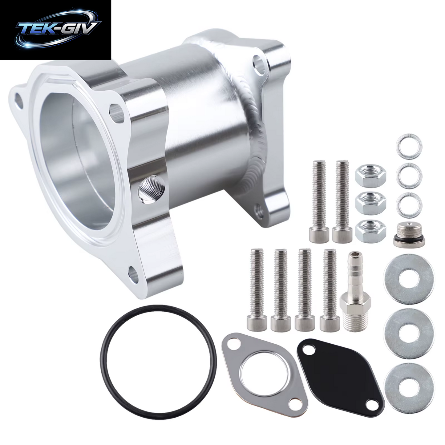 Adapter-Kühler- Und Thermostat-Bungs-Entfernungssatz Für VW Golf Mk5 2.0Tdi Und Skoda 2.0Tdi Silber