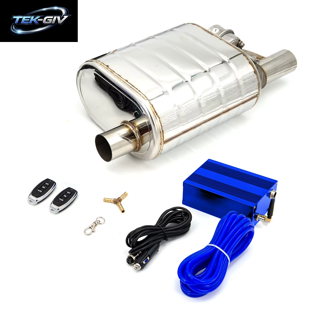 2 "/2,5"/3'' Zoll Auto Abgasanlage Vakuum Ventil Steuerung Auspuff Rohr Kit Variable Schalldämpfer Edelstahl Fernbedienung Set