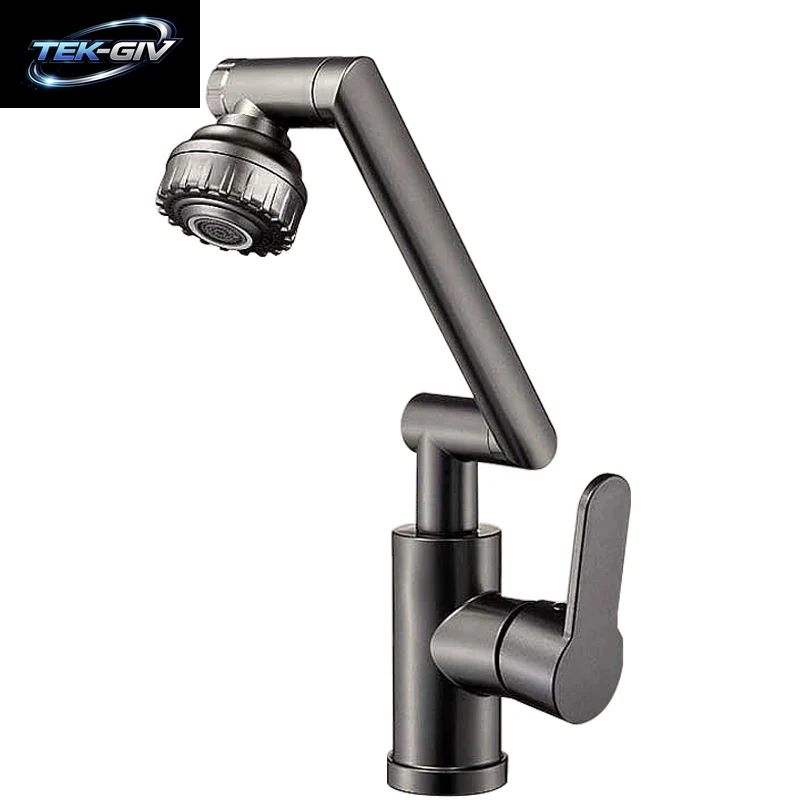 Becken Wasserhahn Heiße Und Kalte Waschbecken Haushalt Badezimmer Multi-Funktion Booster Universal Rotierenden Wasserhahn Küche Universal