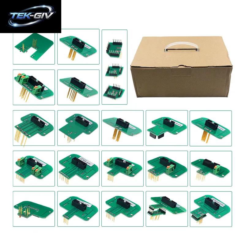 22 Stück Bdm-Adapter, Kompletter Satz Bdm-Rahmen Für KTAG KESS FGTECH BDM100 Sondenadapter, Led-Ecu-Ramp-Chip-Tuning-Tool, 22-Teiliger Adapter