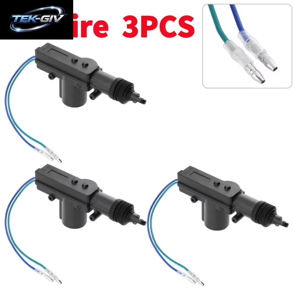 1-10PCS 2/5 Draht Universal Auto Elektrische Antrieb Fernbedienung Zentrale Türschloss 12V Heavy-Duty Locking System Einzigen Pistole Typ Kit