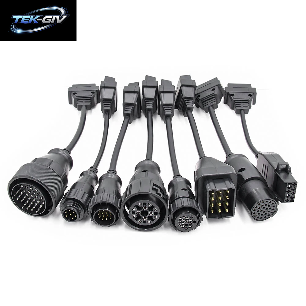 Komplettes Set 8-Teiliges Auto-Lkw-Kabel Für DS150E CDP Multidiag Pro-Diagnosewerkzeuge Für PSA Für Benz Für SCANIA Für Volvo-Obd-Kabel