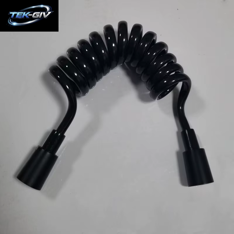 Glanz Schwarz Stil Frühling Dusche Schlauch Wc Bidet Verbinden Rohr PVC Telefon Linie Stil 150 Cm/200Cmm