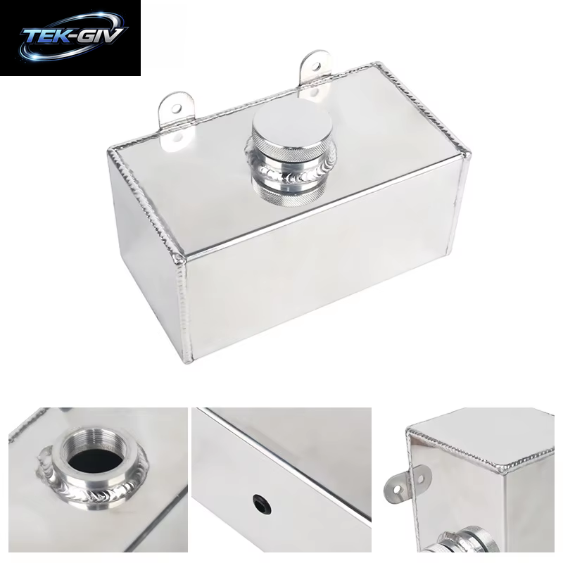 Aluminium Scheibenwaschflasche Ladeluftkühler Sprühtank Wasserbehälter NEW2L