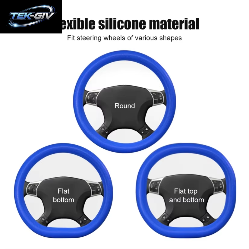 Universal Auto Silikon Lenkrad Abdeckung Elastische Nicht-Slip Abdeckung Für 36-40 Cm Lenkrad Multi Farbe Auto Dekor Zubehör