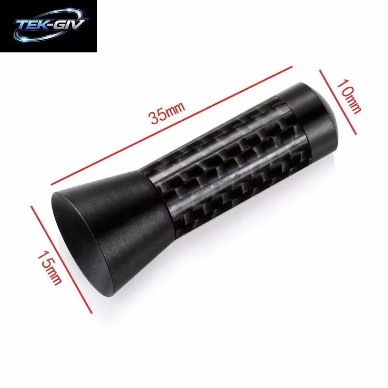 Marke Neue Carbon Faser Schraube Metall Kurze Stubby Mast Antenne Auto Styling Dach Antenne Verbesserte Signal Für Benz Auto Zubehör