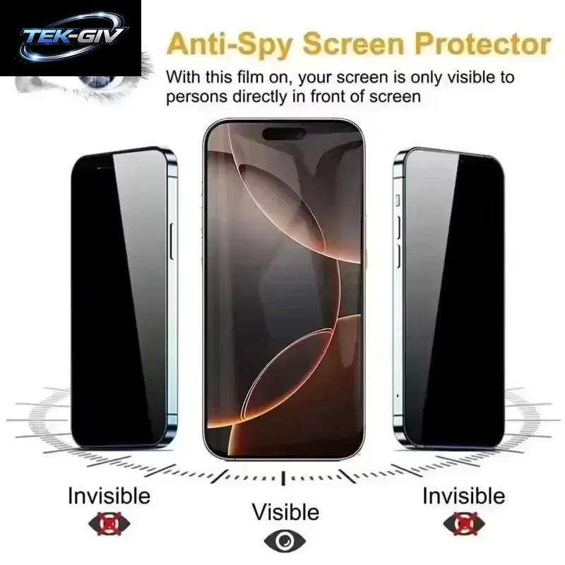 5PCS Staubfreie Privatsphäre Displayschutzfolie Für Iphone 17 17 Air 15 16 14 11 12 13 Pro Max X XR 16E Anti-Spion Glas Einfache Installation Box