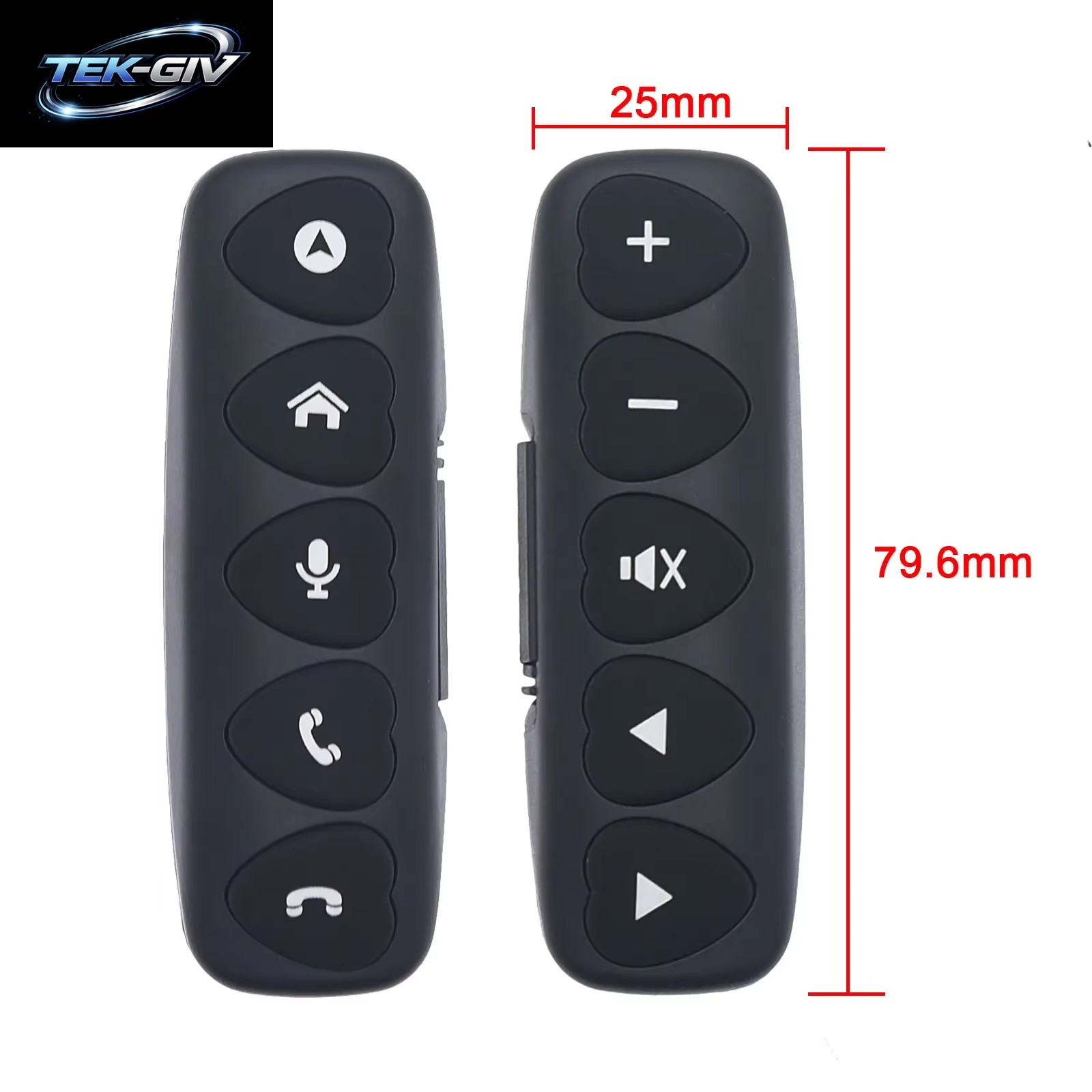 10 Tasten Drahtlose Lenkrad Fernbedienung Multifunktions-Android Universal Bluetooth Für Autoradio DVD GPS Multimedia