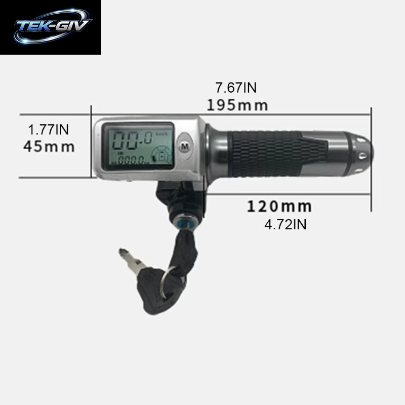 Ebike Twist Geschwindigkeit Drossel LCD Für Schlüssel 24V 36V 48V Für Elektrische Roller Fahrrad Drop Shipping