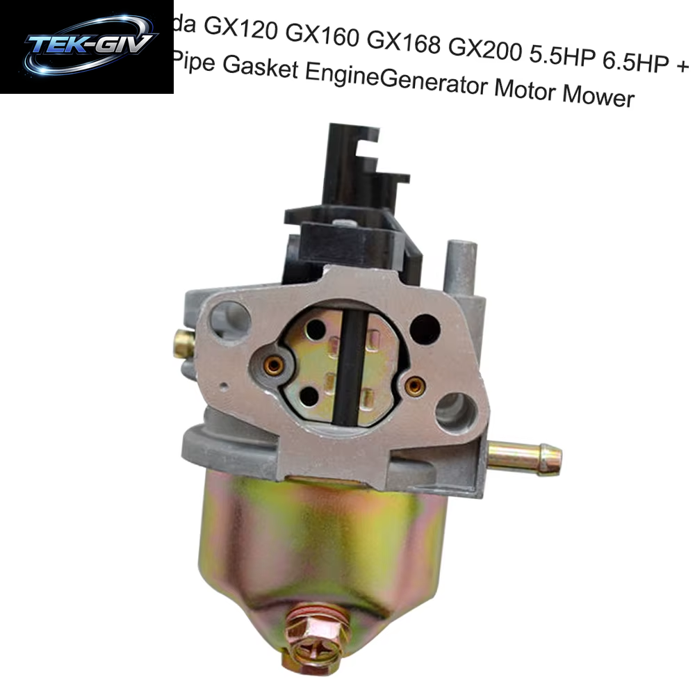 Vergaser Vergaser Passend Für Honda GX120 GX160 GX168 GX200 5,5 PS 6,5 PS + Kraftstoffleitung Dichtung Motor Generator Motor Mäher