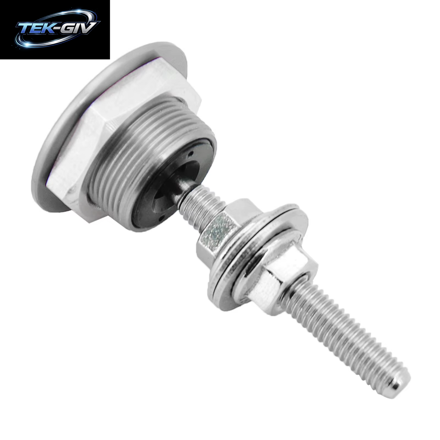 Universal Auto Quick Release Latch Stoßstange 30Mm Push Button Billet Hood Pins Lock Kennzeichen Clip Kit Motorhauben Aluminium