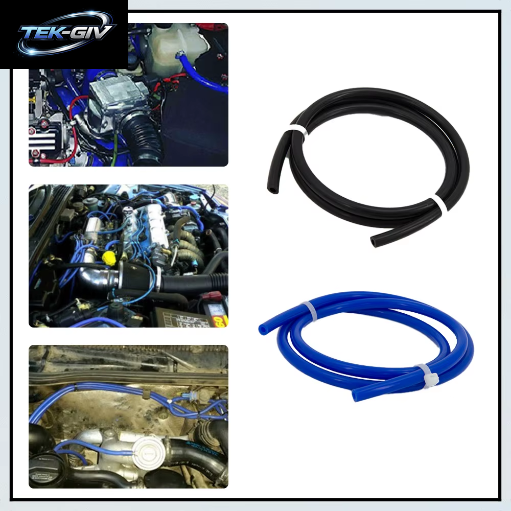 2M Länge Silikon Vakuum Rohr Schlauch Silikon Schläuche 3MM 4MM 6MM 8MM 10MM 12MM 14MM 16MM Blau Auto Teile Universal
