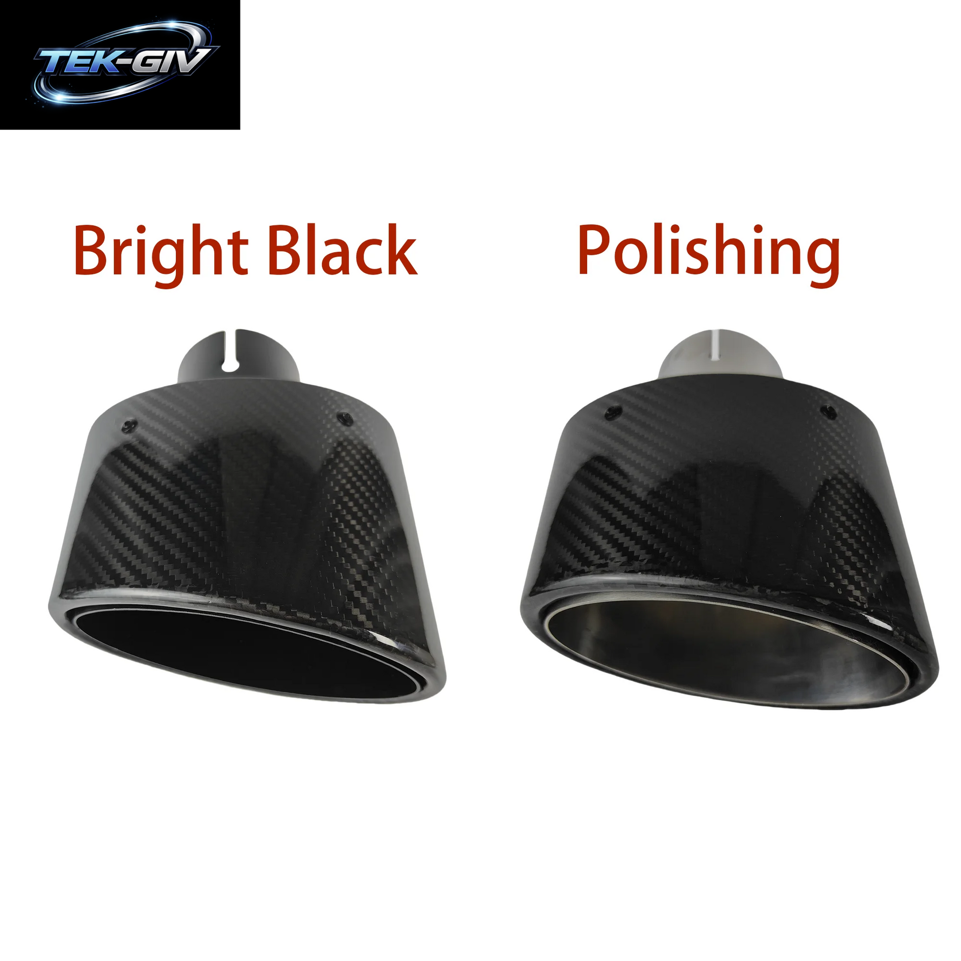1Pcs Universal Auto Glänzend Carbon Faser Schalldämpfer Spitze Auspuffrohr Düse Dekoration Edelstahl Silber Oval 150Mm Kippen Links Rechts