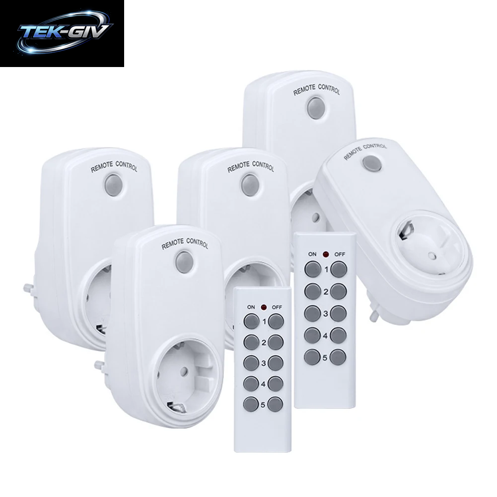 Wireless Smart Fernbedienung Steckdose Stecker Steckdose Licht Schalter Steckdose Steckdose EU Stecker Mit Fernbedienung