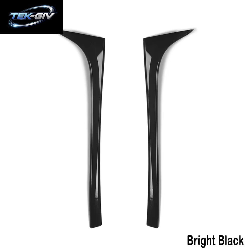 Für VW Golf 7 7,5 MK7 MK7,5 2014-2018 Glänzend Schwarz ABS Hinten Fenster Seite Stamm Spoiler Canard Canards Splitter Zubehör
