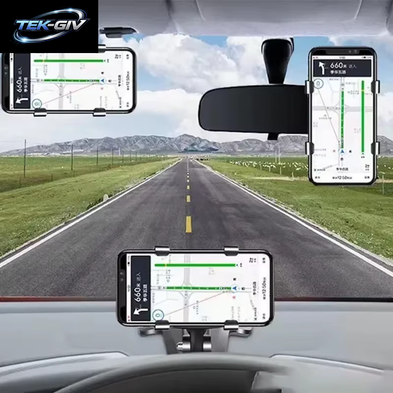 Auto Handy Halterung Auto Multi-Funktion Instrument Cluster Handy Halter Rückspiegel Navigation Halterung
