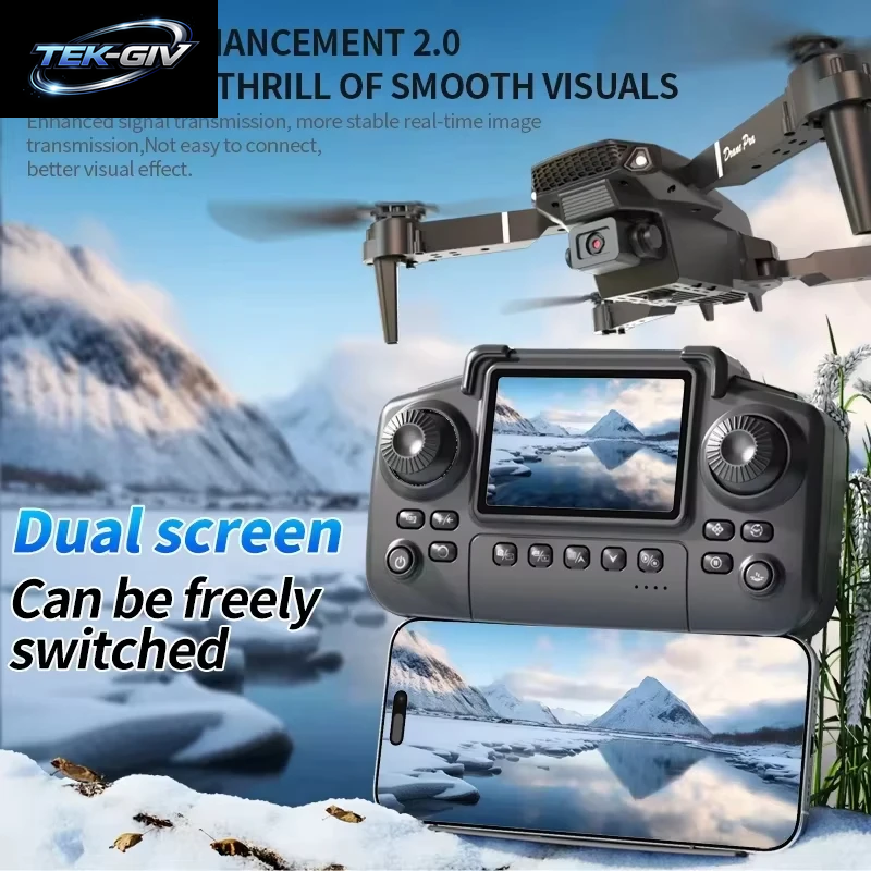 Neues Upgrade 8K HD Dual-Kamera GPS Hindernisvermeidung 2026 E88 plus Mini Faltbare Drohnen Bürstenloser Motor RC Quadcopter Spielzeug Geschenke
