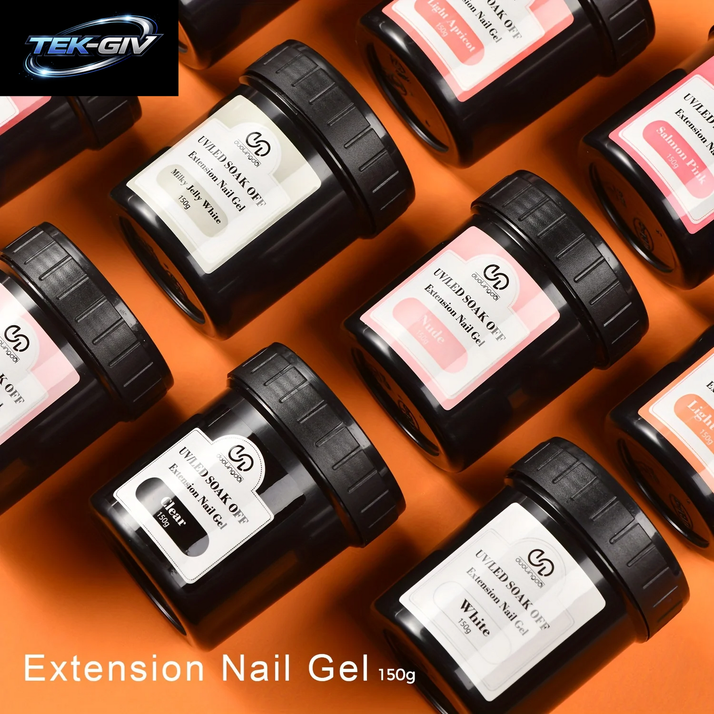 150 G Acryl-Nagelverlängerungsgel – Uv-/Led-Kompatibel, Geruchlos, Soak-Off-Formel Für Harte Gelee, Maniküre Und Nagelaufbau