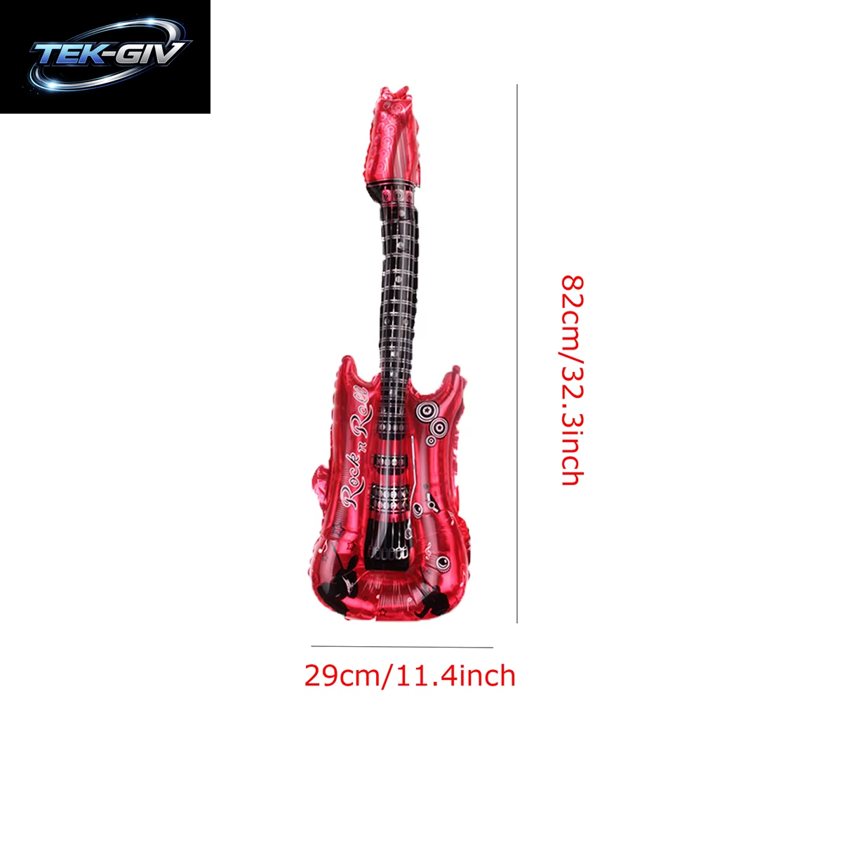 12 Stücke 32 Zoll Gitarre Folie Ballons Rock Band Musik Thema Party Dekoration Geburtstag Party Hochzeit Dekorationen