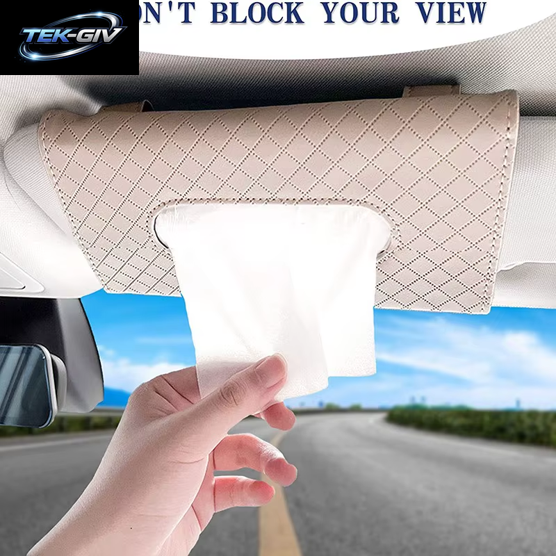 1Pcs Auto Tissue Box Handtuch Sets Auto Sonnenblende Tissue Box Halter Auto Innen Lagerung Dekoration Für BMW Auto Decor Zubehör