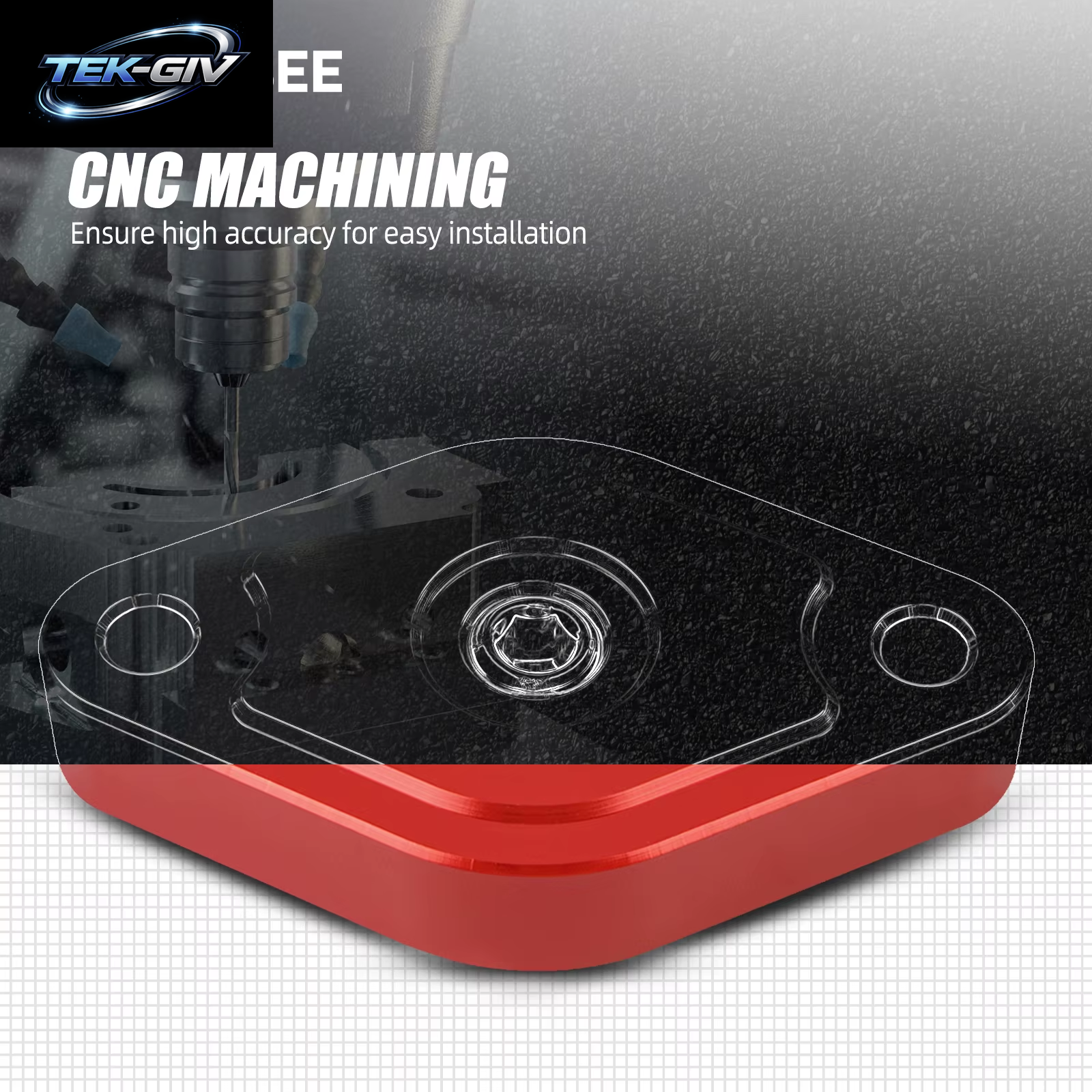 6061-T6 Schallsymponist Aus Aluminiumlegierung Mit Druckanschluss Für Ford Focus Mk3 2.0 ST Turbo Ecoboost 2013–2018