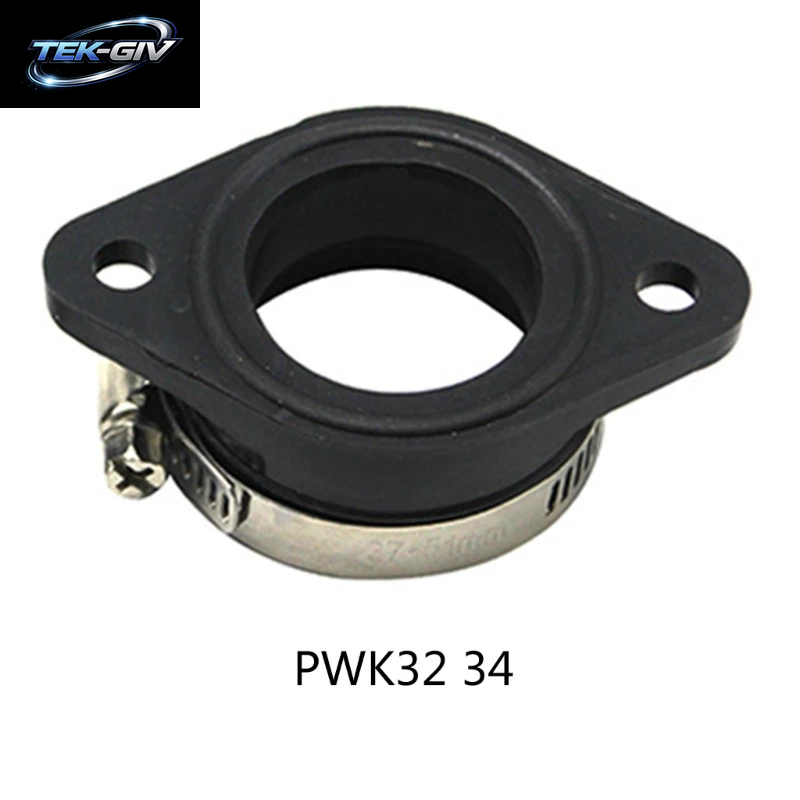 Motorrad Vergaser Adapter Inlet Intake Rohr Gummi Matte Fit Auf PWK 28/30Mm 32/34Mm