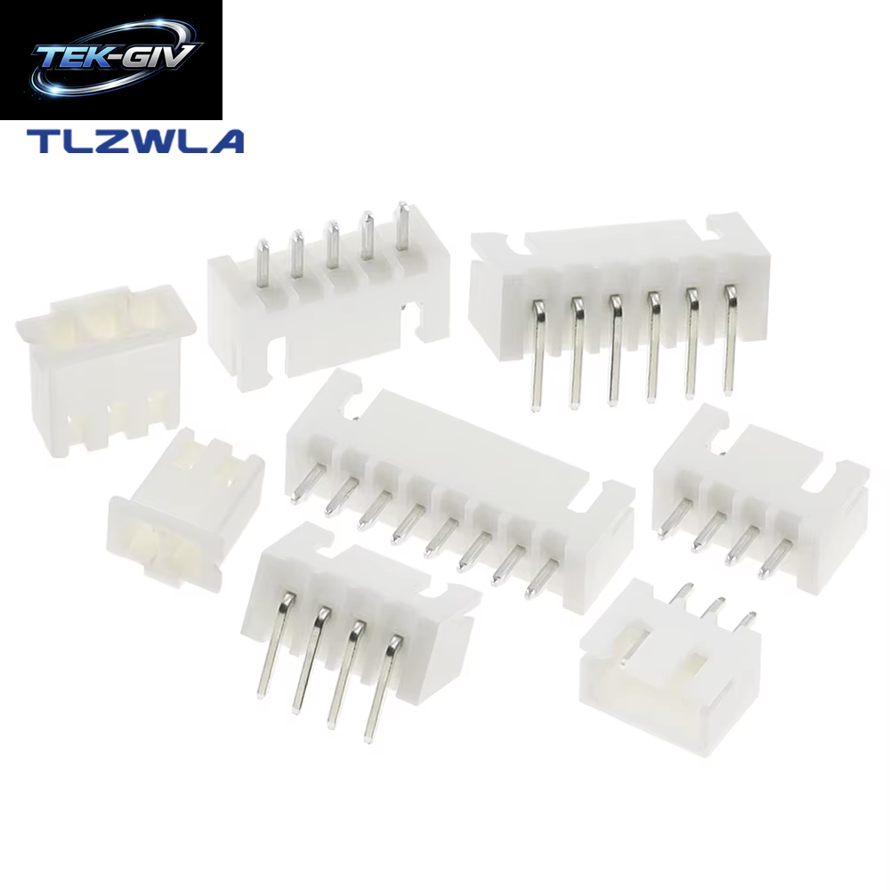 100 Stücke JST XH2.54 2/3/4/5 Pin Terminals Kunststoff Shell Stecker + Buchse Draht Stecker XH 2,54 2P 3P 4P 5P-14P