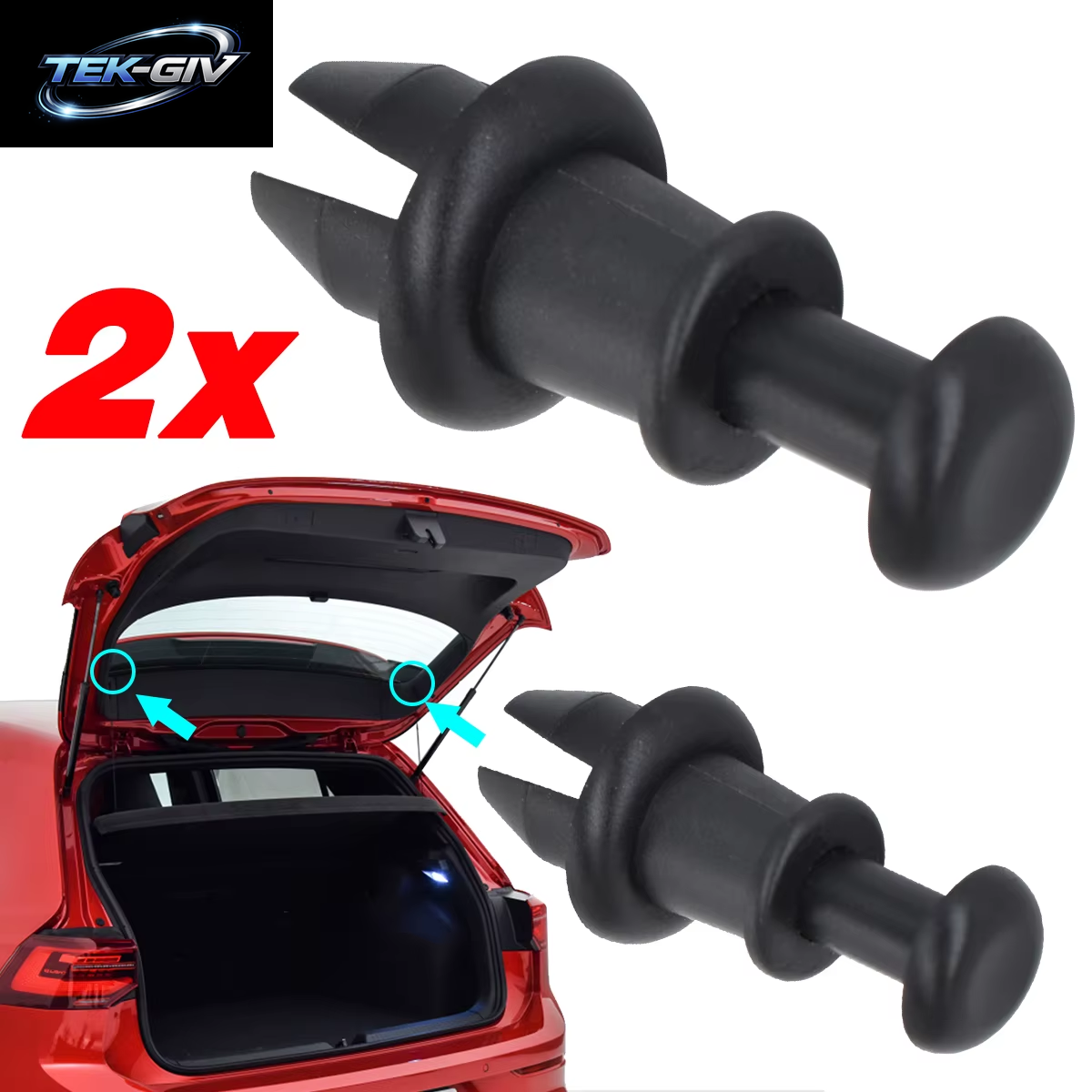 2X Für Seat Altea Arona Ibiza 6L 6J 6F Leon 1M 1P Mii Toledo 5P KG Auto Hutablage String Clips Halter Pivot Aufhänger 1M 6867574 A