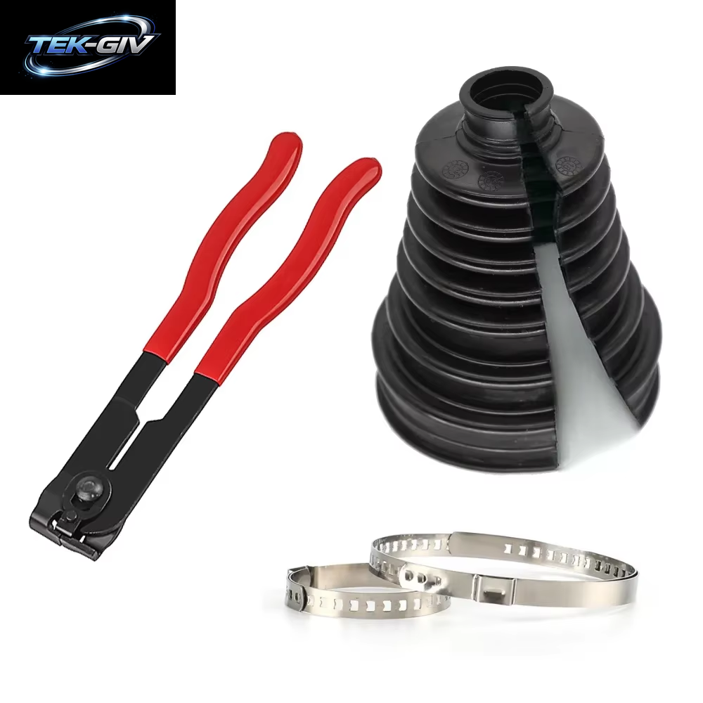 Universal Split CV Boot Kit Antriebswelle Dehnbare Gummi Äußere Gamaschen Einfache Passform Mit Clips Cv Boot Zangen Auto Zubehör