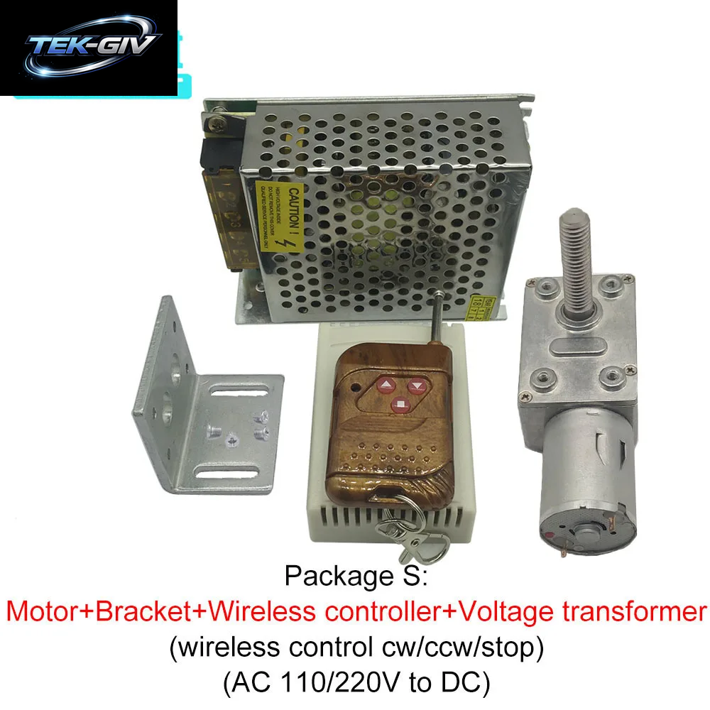 Bringsmart Dc-Schneckenmotor-Getriebemotor JGY-370-M8, 6–24 V, 6–150 U/Min, Selbstsichernde Turbine, M8, 33 Mm Länge, Schraubenwelle, Maßgeschneiderter Motor