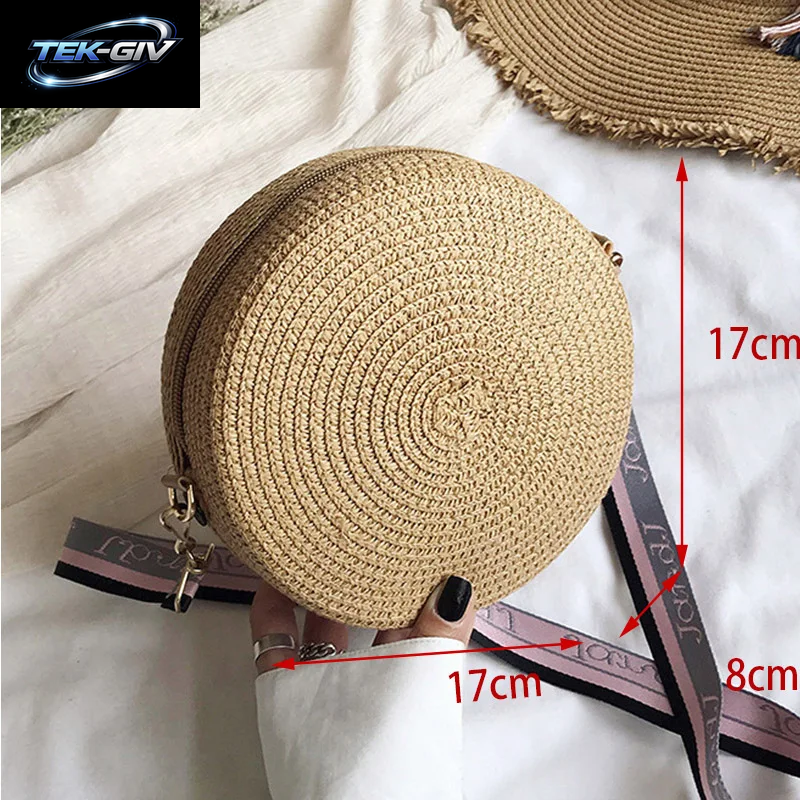 Yogodlns Sommer Stroh Tasche Für Frauen Mode Halbkreis Umhängetaschen Rattan Handgemachte Messenger Handtasche Reise Strand Taschen Tote