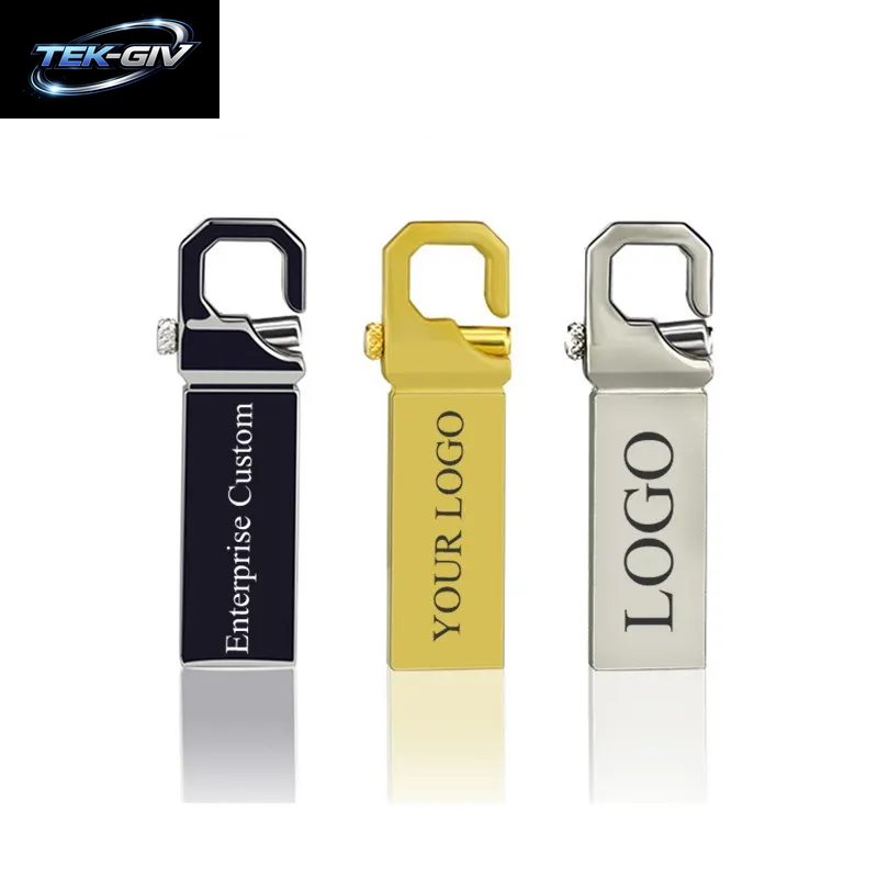 10 Teile/Los Metall Usb-Stick 4GB 8GB Pen Drive 16GB 32GB Cle USB Stick 2,0 UDP Speicher Flash Drive 64GB 128GB Kostenloses Individuelles Logo