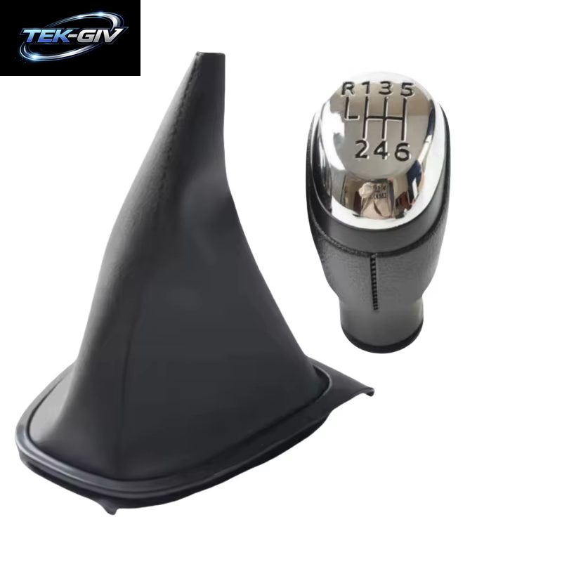 5/6 Geschwindigkeit Für Renault Clio 4 Mk4 IV 2012-2018 2019 2020 Auto Styling Zubehör Schaltknauf Leder Gaitor Boot Kragen Fall