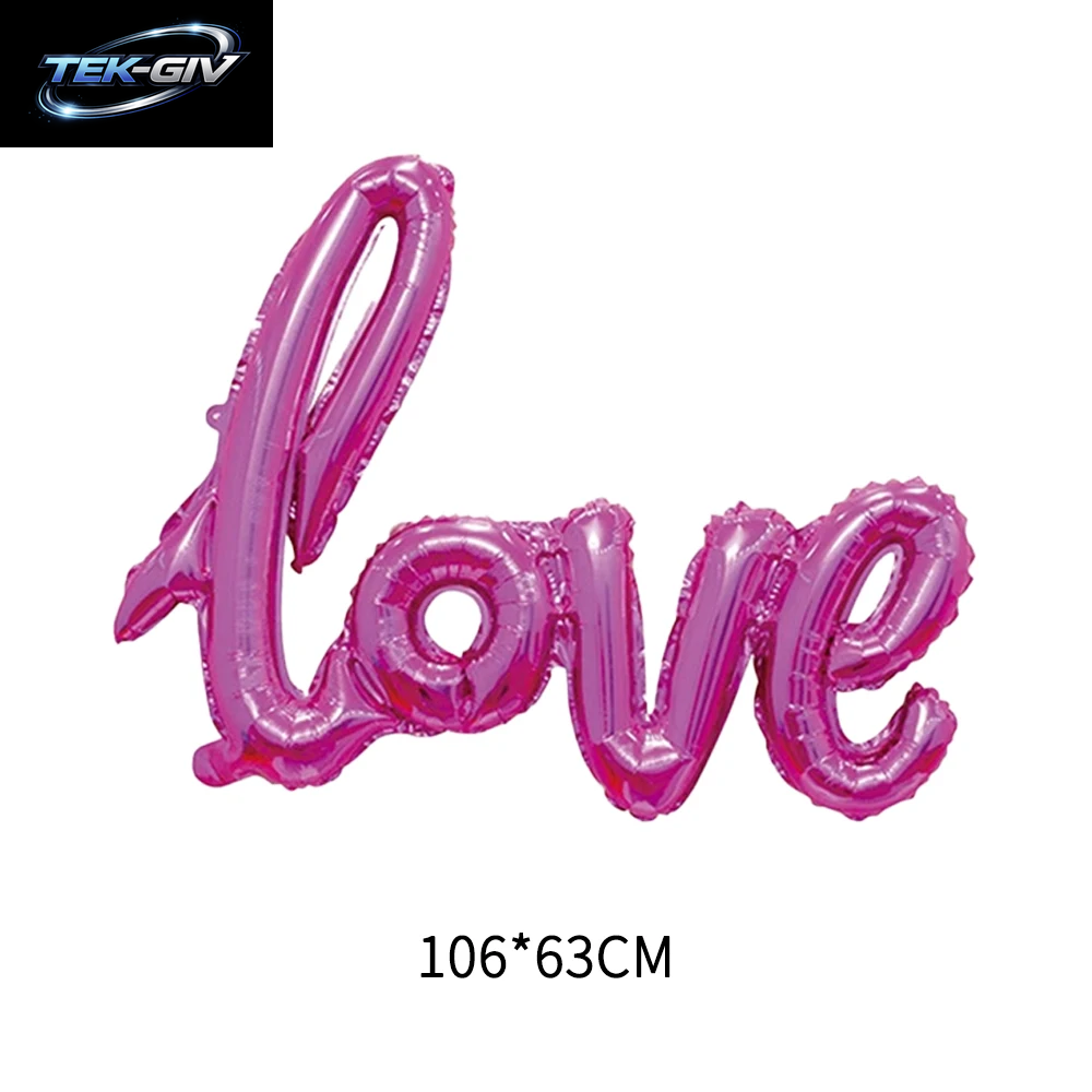 LIEBE Brief Folie Mylar Ballon Für Hochzeit Valentinstag Jahrestag Geburtstag Party Dekor Hintergrund Bogen Kranz DIY Supplie