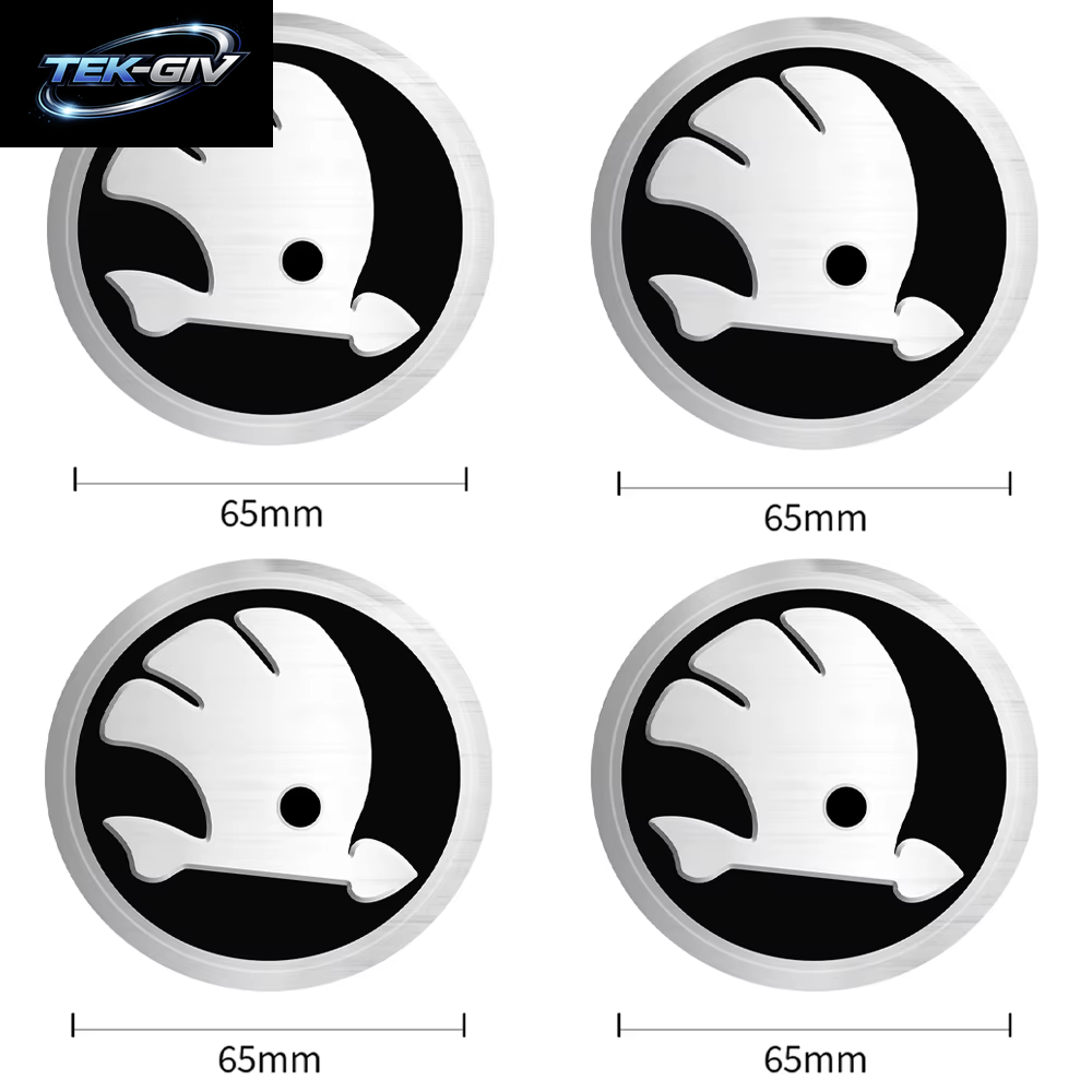 56/60/65/68 MM Auto Rad Center Hub Caps Aufkleber Reifen Felge Abdeckungen Für Skoda S Logo Octavia Fabia 2 Superb 2 Kamiq VRS VII Kodiaq