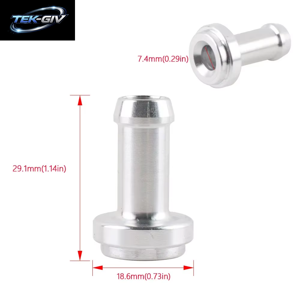 3/8 Schlauch Widerhaken Nippel Aluminium Schweißnaht Am Armatur Spund 3/8 ".375 Austausch Der Komponenten Baugruppe