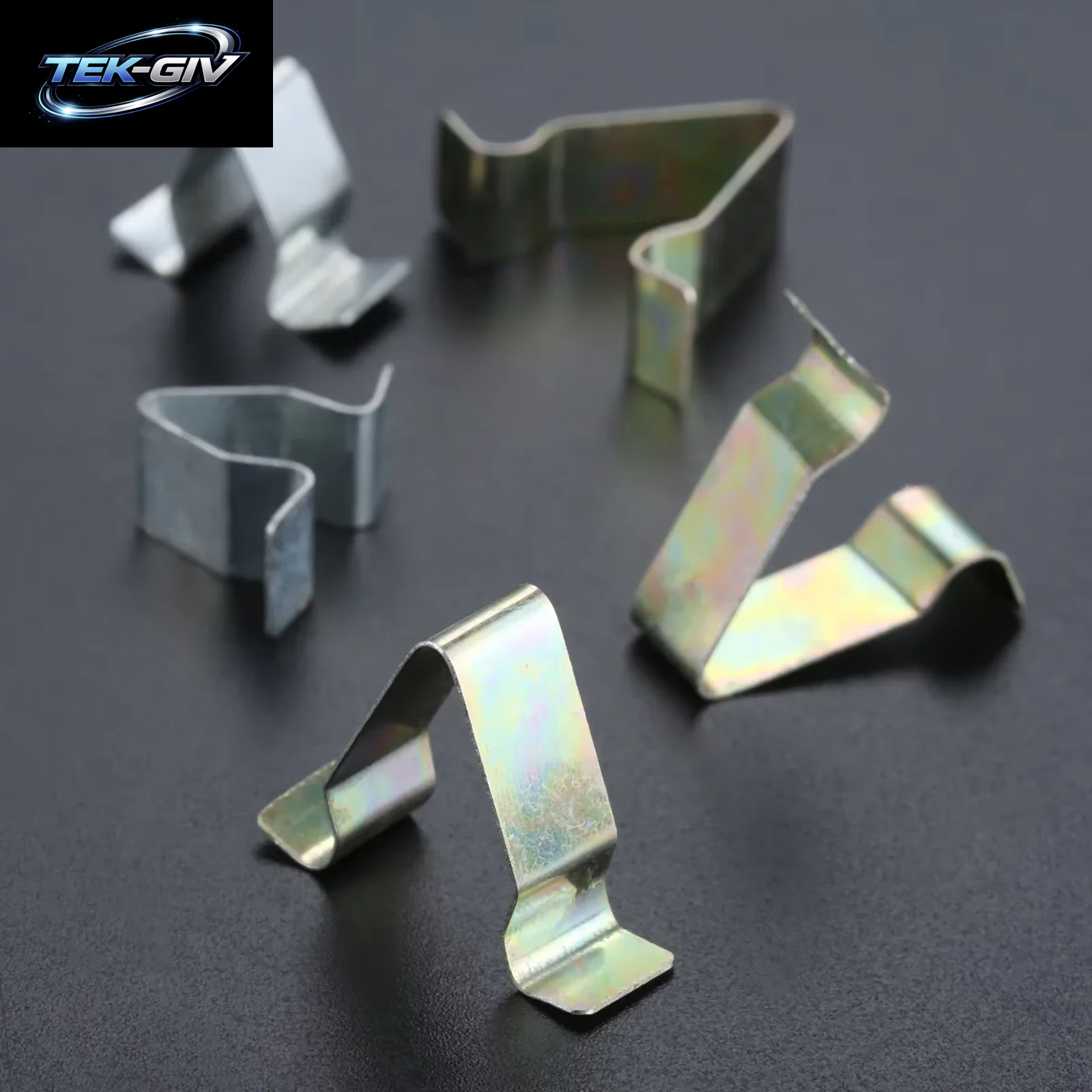 10PCS Für Audi Seat Skoda Splitter Auto Tür Trim Panel Futter Clips Metall Innen Polsterung Retainer Niet Auto Fastener Clip